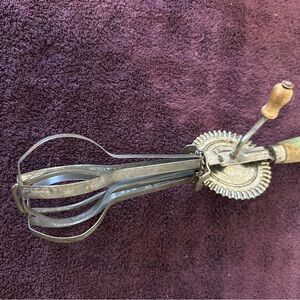 Vintage Rare hand mixer manual collectible
